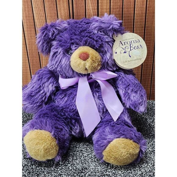 Aroma Bear by Soft Surroundings Soothing 16" Plush Heat Cold Therapy #A79 - Picture 1 of 10